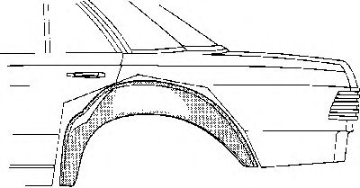 VAN WEZEL 3010347 -  Колесная ниша